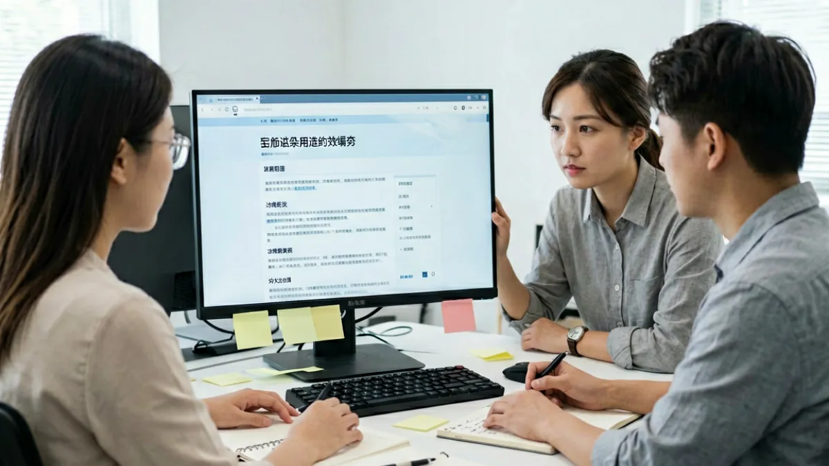 本站关于吉泽明步的内容整理团队在讨论页面架构与资料收录标准的工作场景