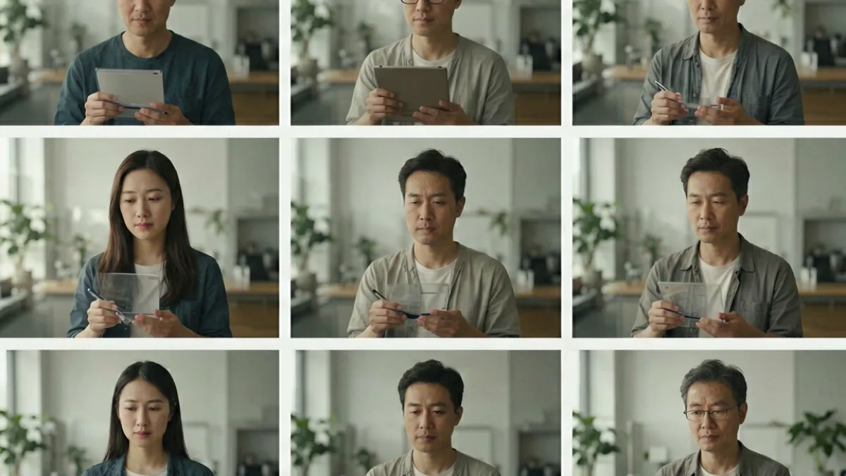 吉泽明步出演的剧情合集混剪视频封面图，多个场景拼接排列